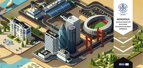 A virtual metropolis that’s in the centre of students’ attention