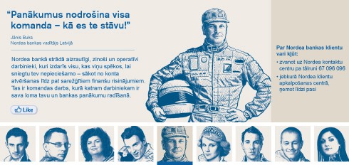 DDB Latvia and Nordea create an unheard of service campaign
