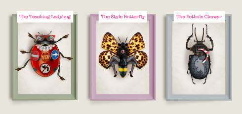 Pay attention - pests on the road!