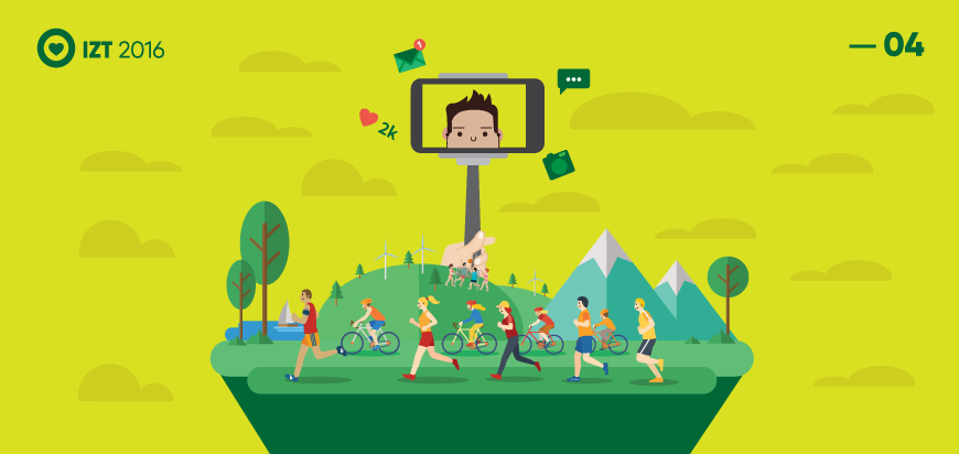 Fizisko aktivitāšu uzvaras gājiens sociālajos tīklos