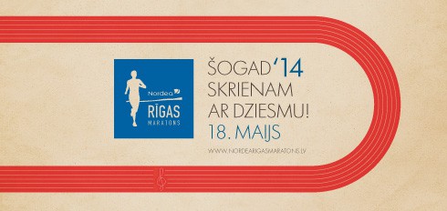 This year we will run the Nordea Riga Marathon with a song