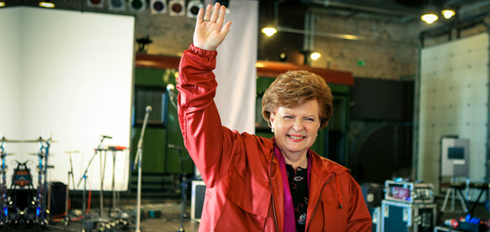 Red jackets meet their wearers