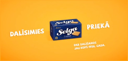 Selga cepums pieķerts mērcējoties