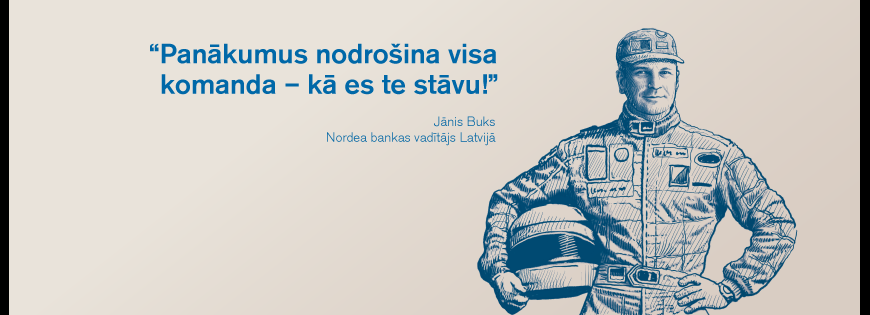 Nordea bank has its own personal Schumacher and Chuck Norris