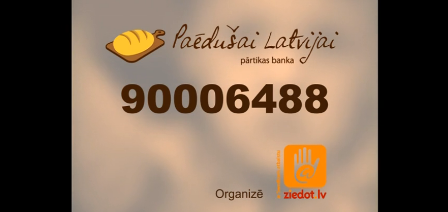 Ziedot.lv – Paēdušai Latvijai 