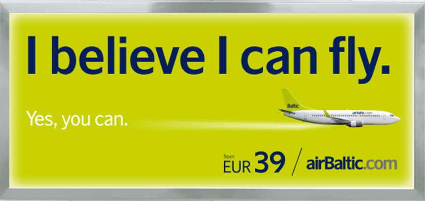 airBaltic: Vides reklāma