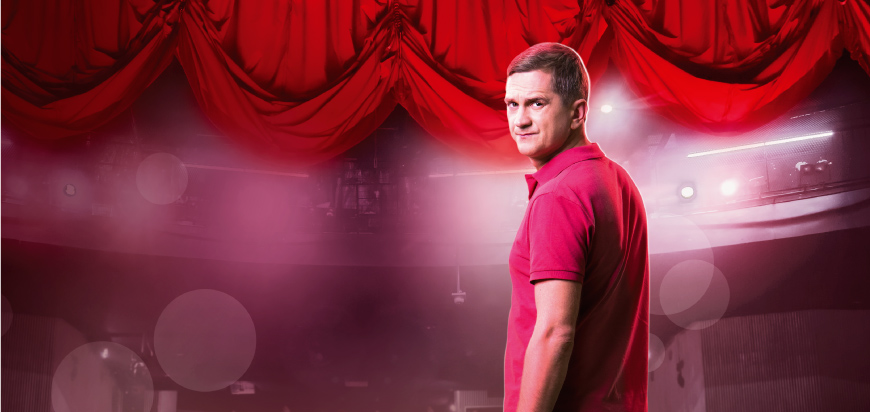 LMT un Jānis Skutelis Ziemassvētkos - viedizrāde viedtālrunī.