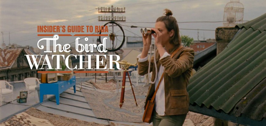 Live Riga Uz jumta ar putnu vērotāju