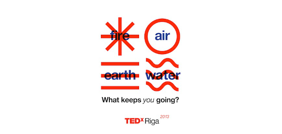 TEDxRiga: 4 elementi