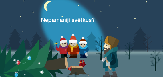 Iegūsti svētku sajūtu un uzdāvini to vēl kādam stundas laikā!