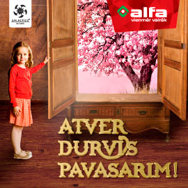 Alfa / Atver durvis pavasarim!